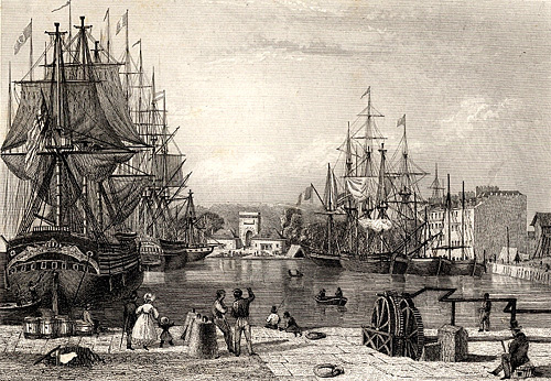 Le Havre in 1841
